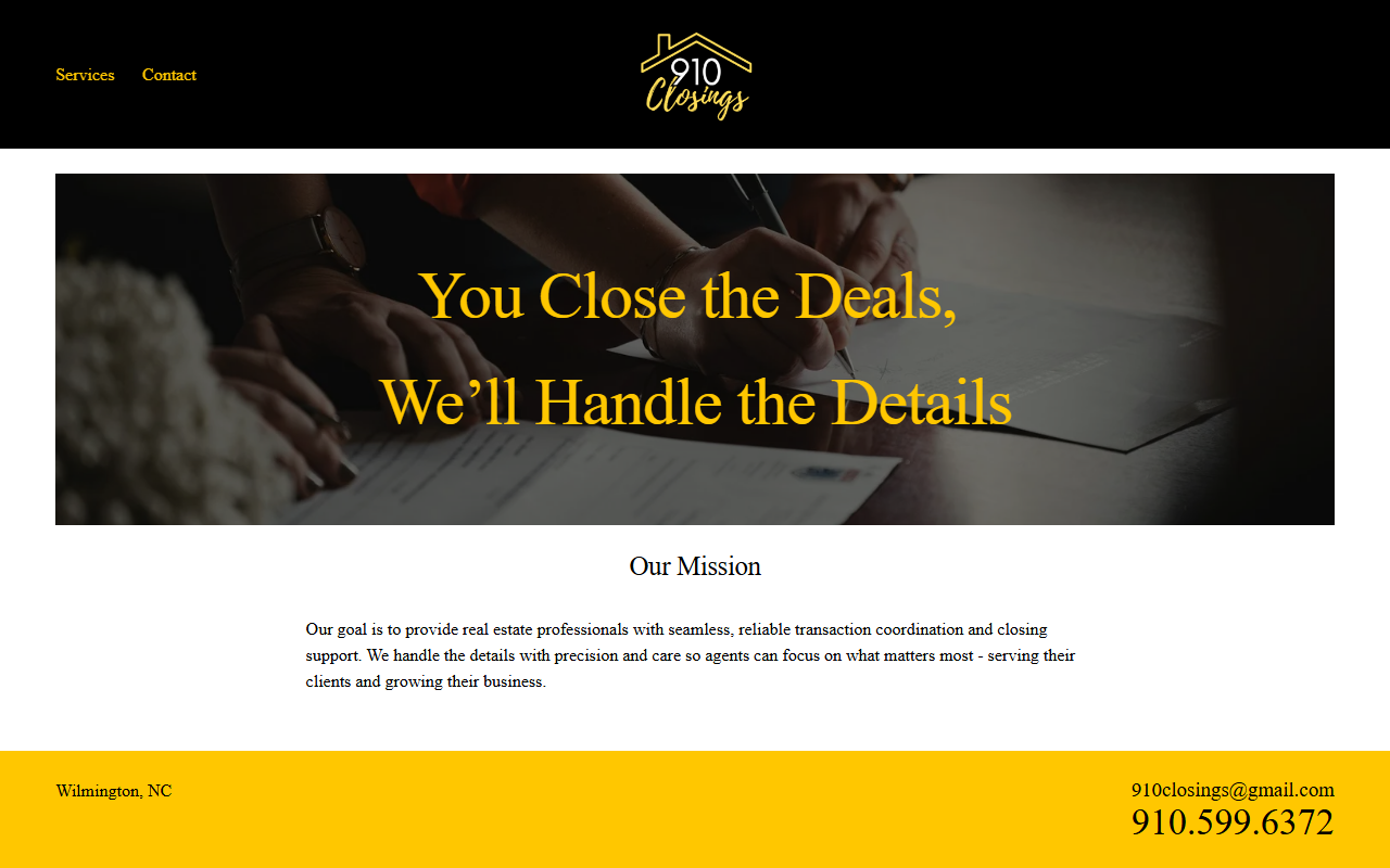910closings.com screenshot
