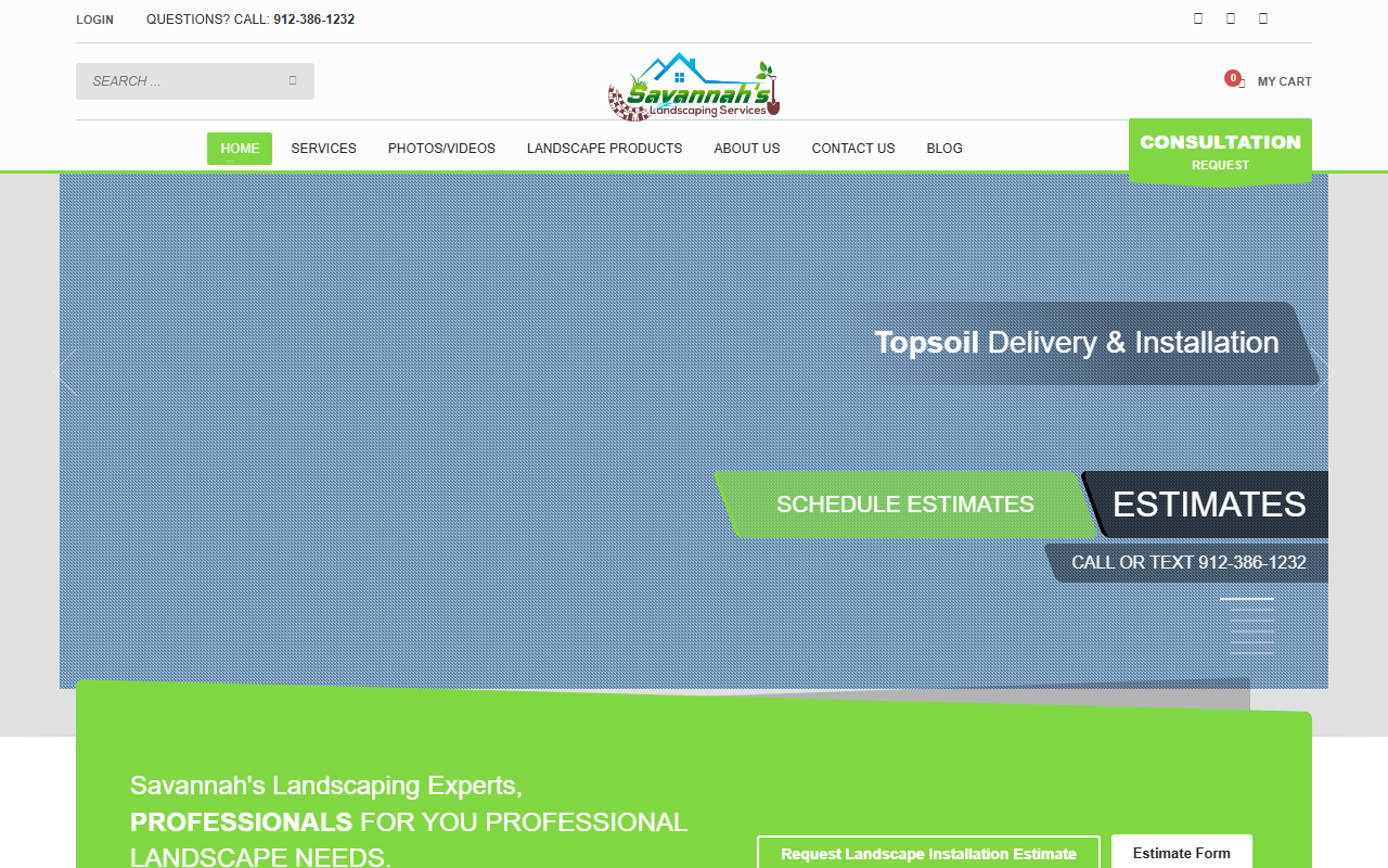 912landscaping.com screenshot