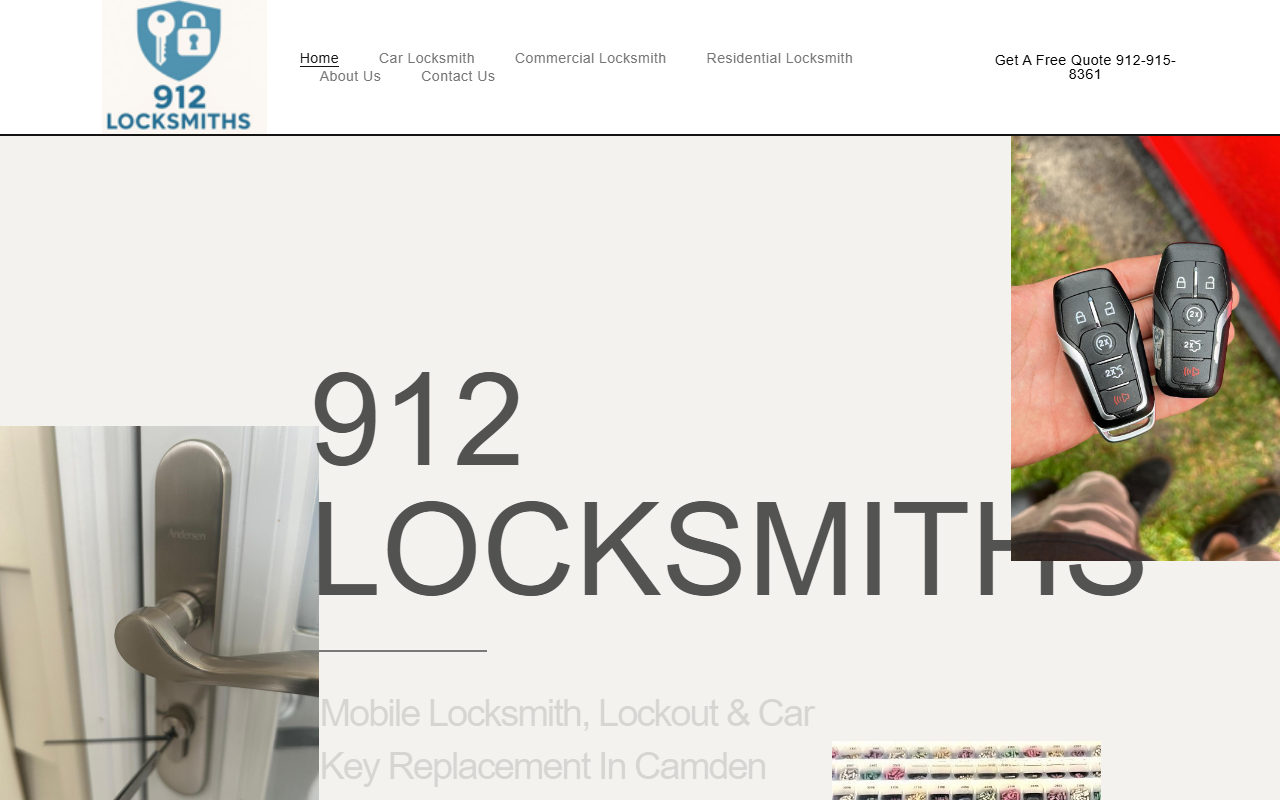 912locksmiths.com screenshot