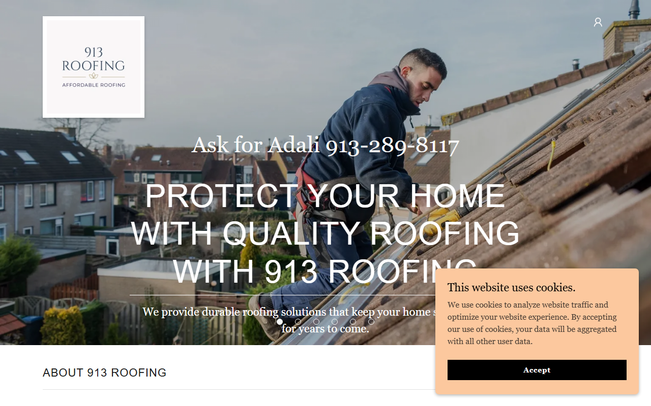 913roofing.com screenshot