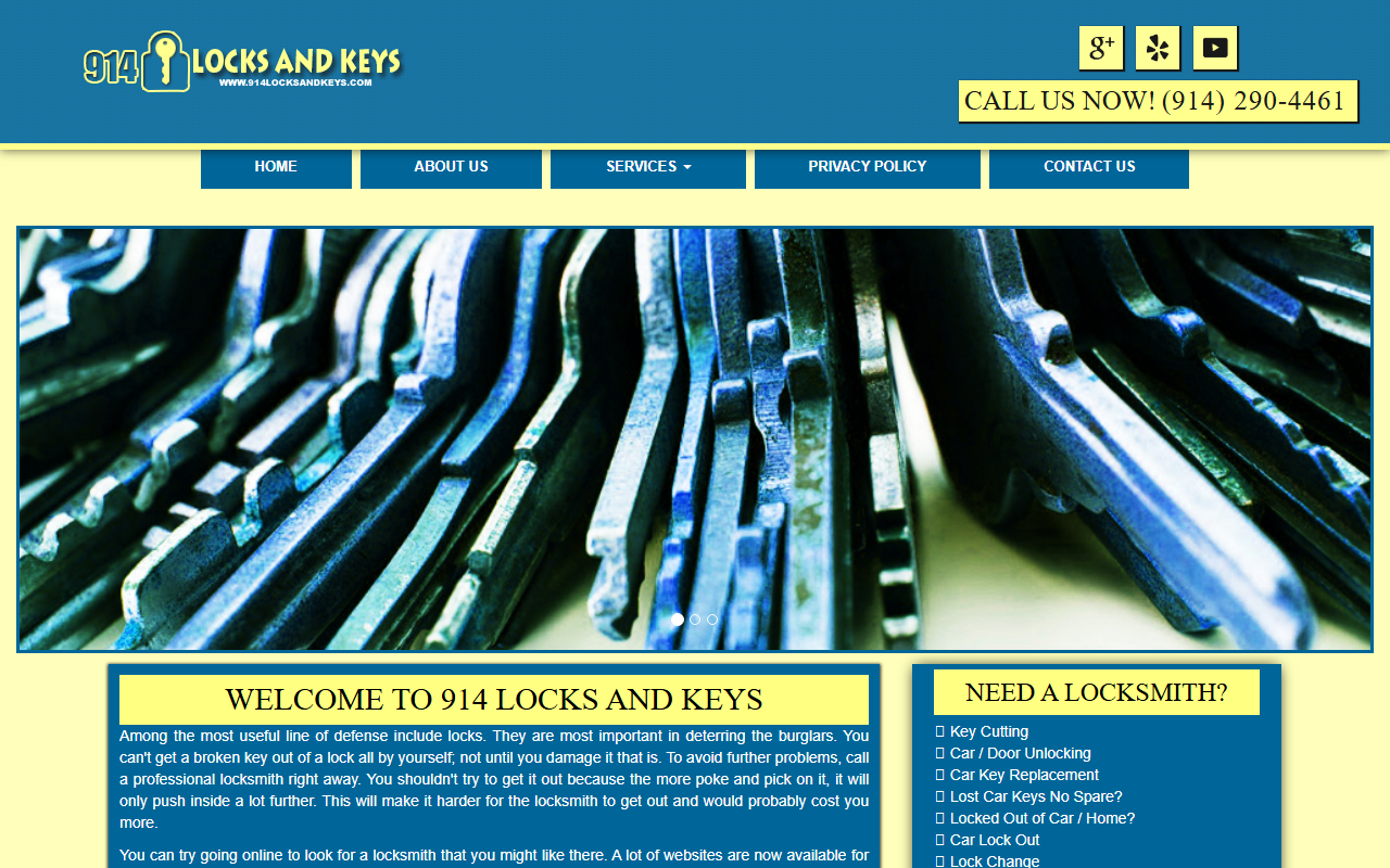 914locksandkeys.com screenshot