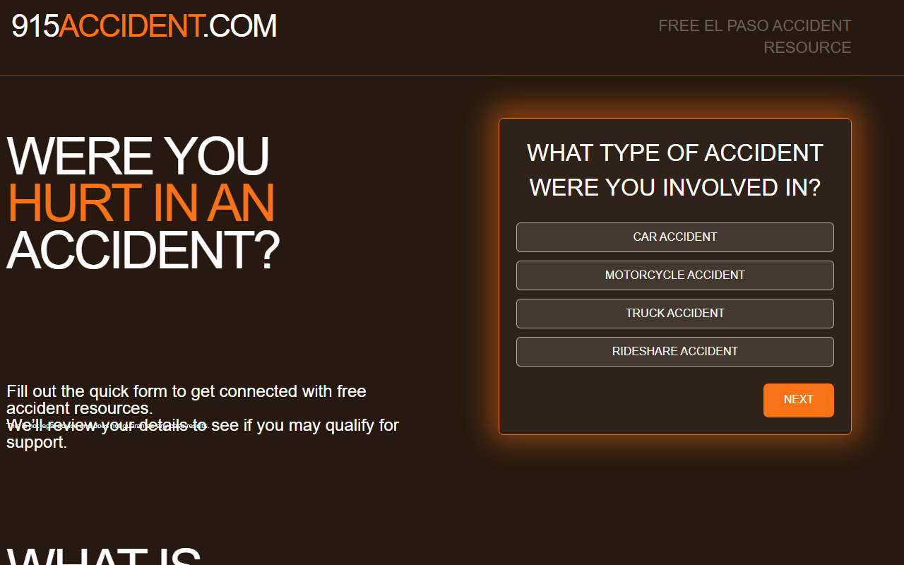 915accident.com screenshot