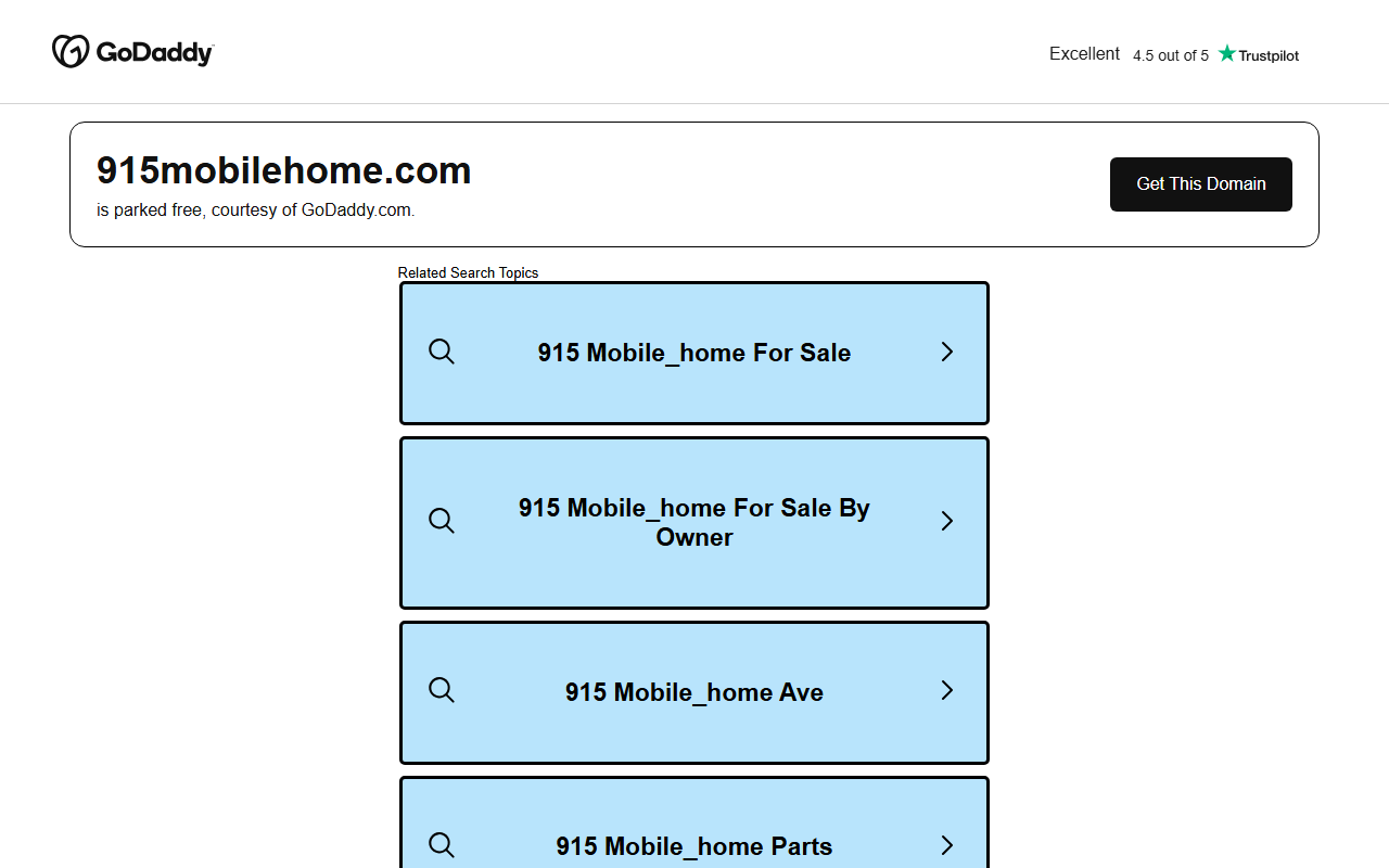 915mobilehome.com screenshot
