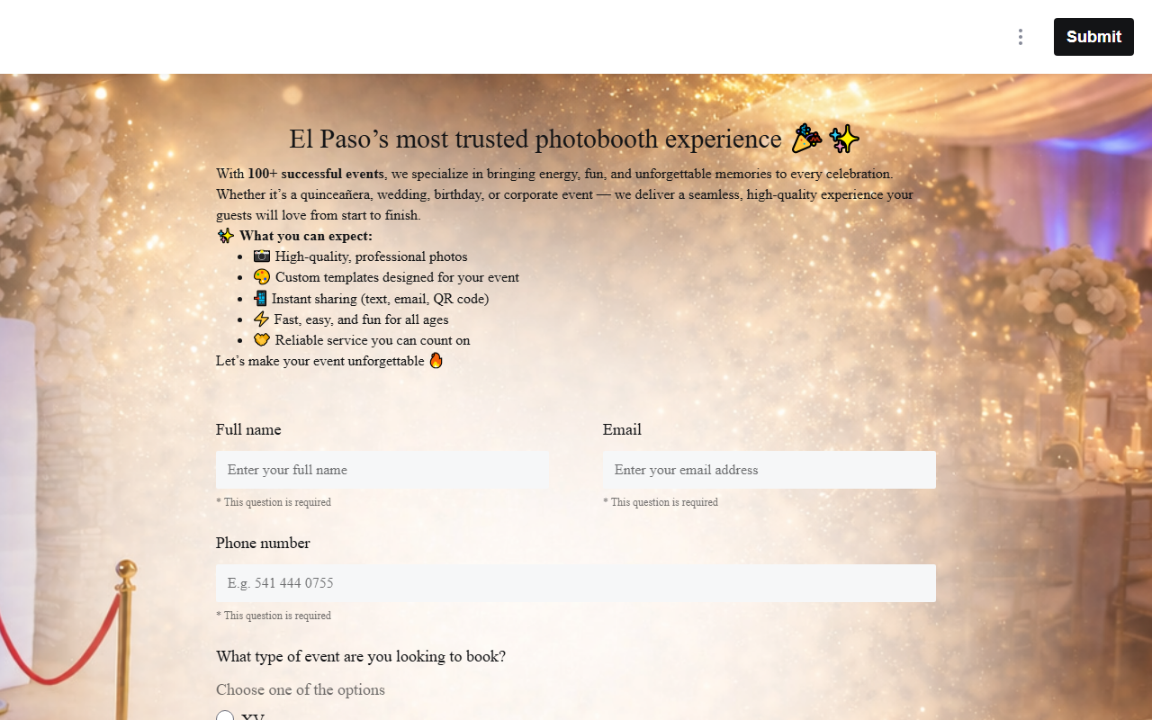 915photobooths.com screenshot