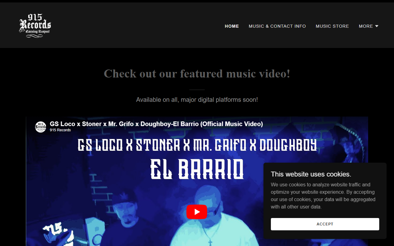 915records.com screenshot