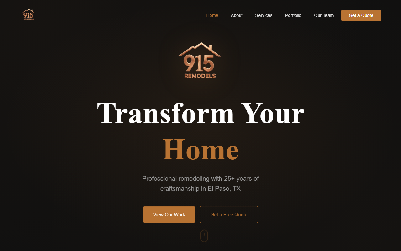 915remodels.com screenshot