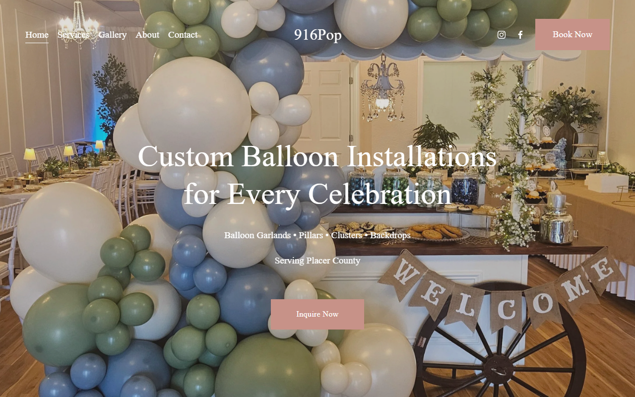 916popballoons.com screenshot