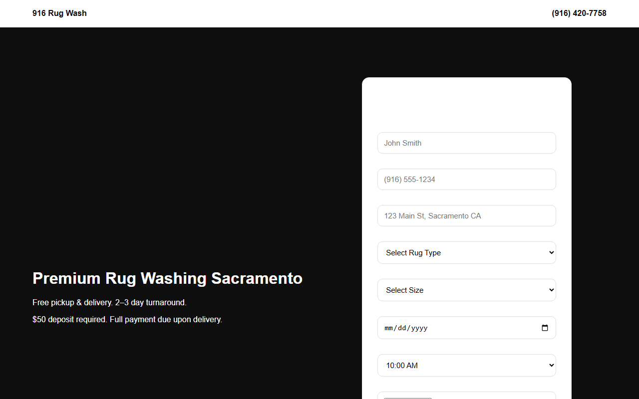 916rugwash.com screenshot