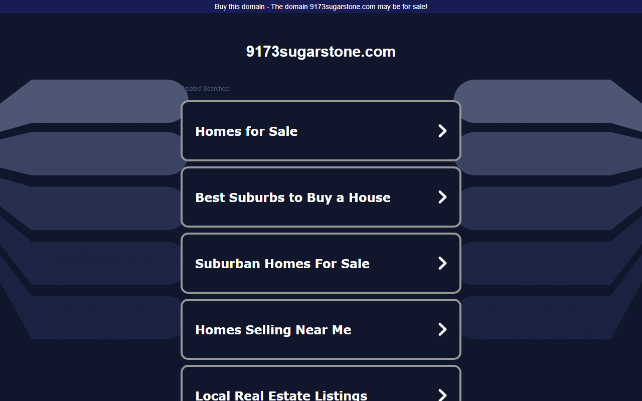 9173sugarstone.com screenshot