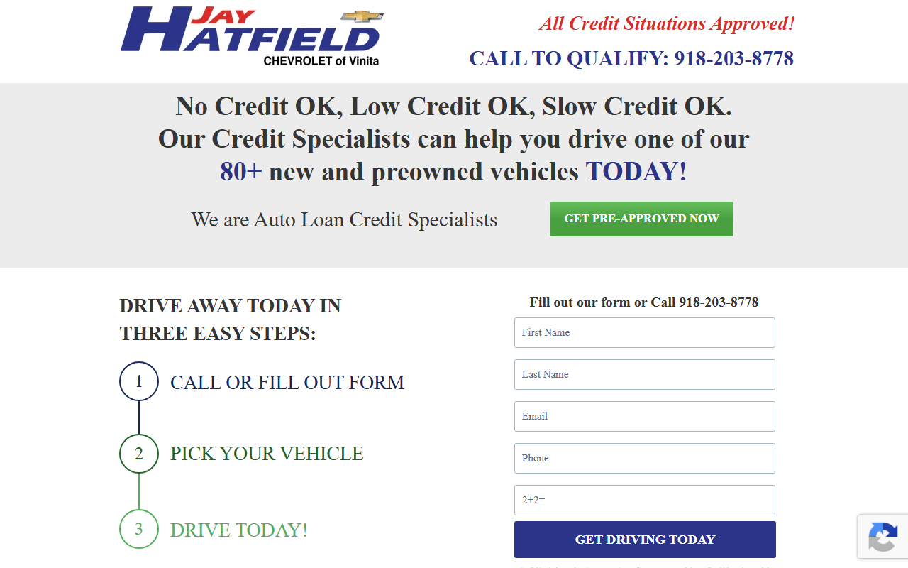 918autocredit.com screenshot