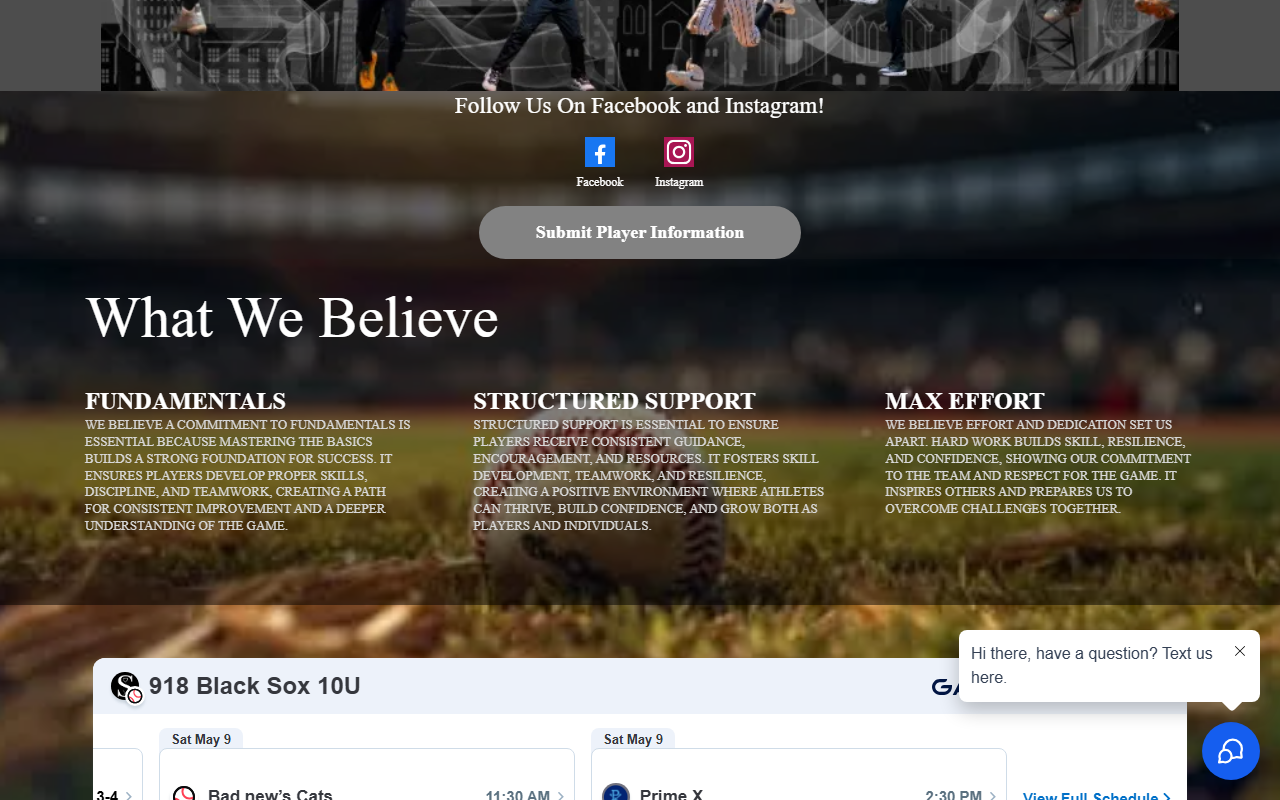 918blacksox.com screenshot