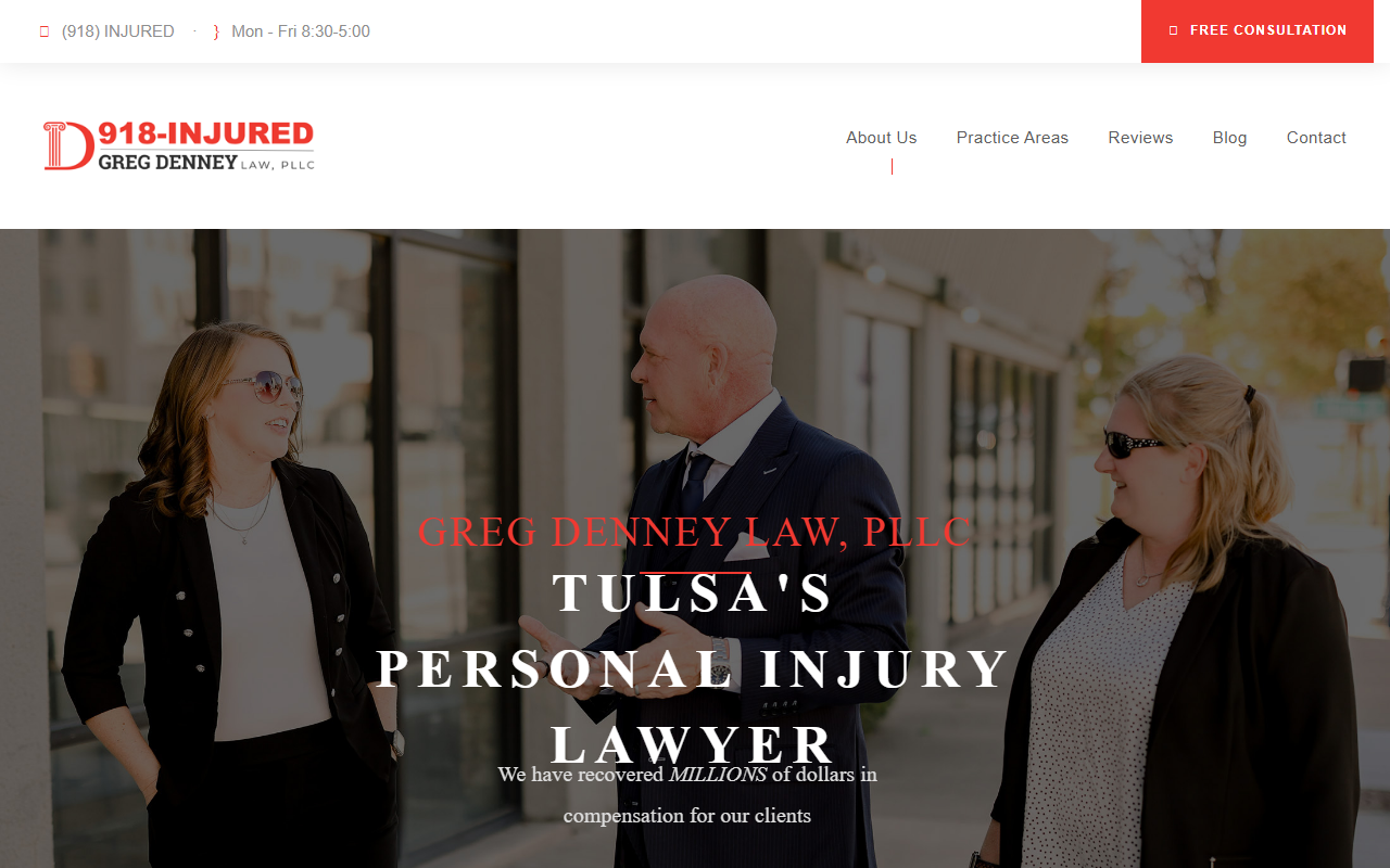 918injured.com screenshot