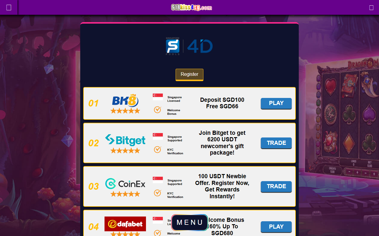 918kiss4sg.com screenshot