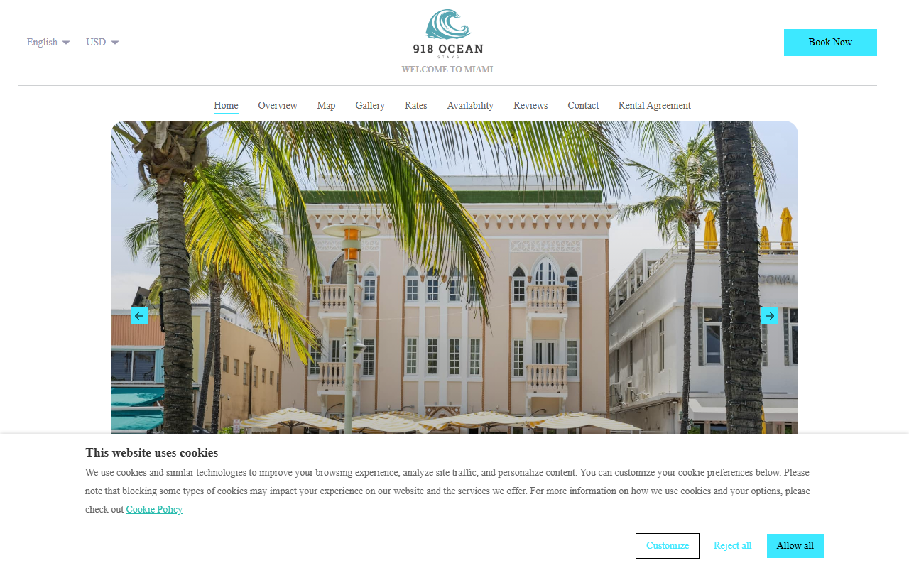 918oceanstays.com screenshot