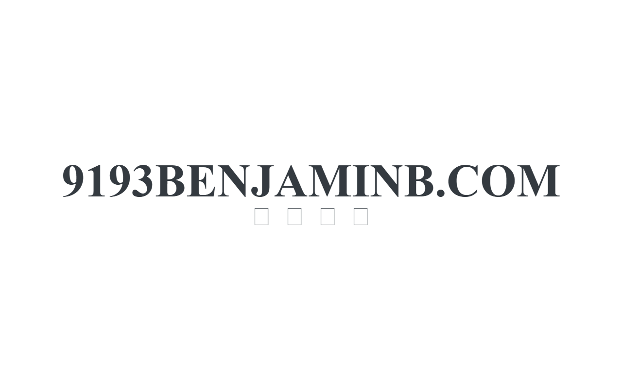 9193benjaminb.com screenshot