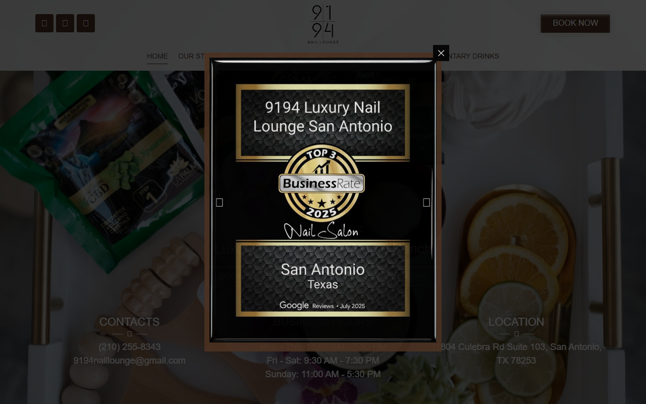 9194naillounge.com screenshot