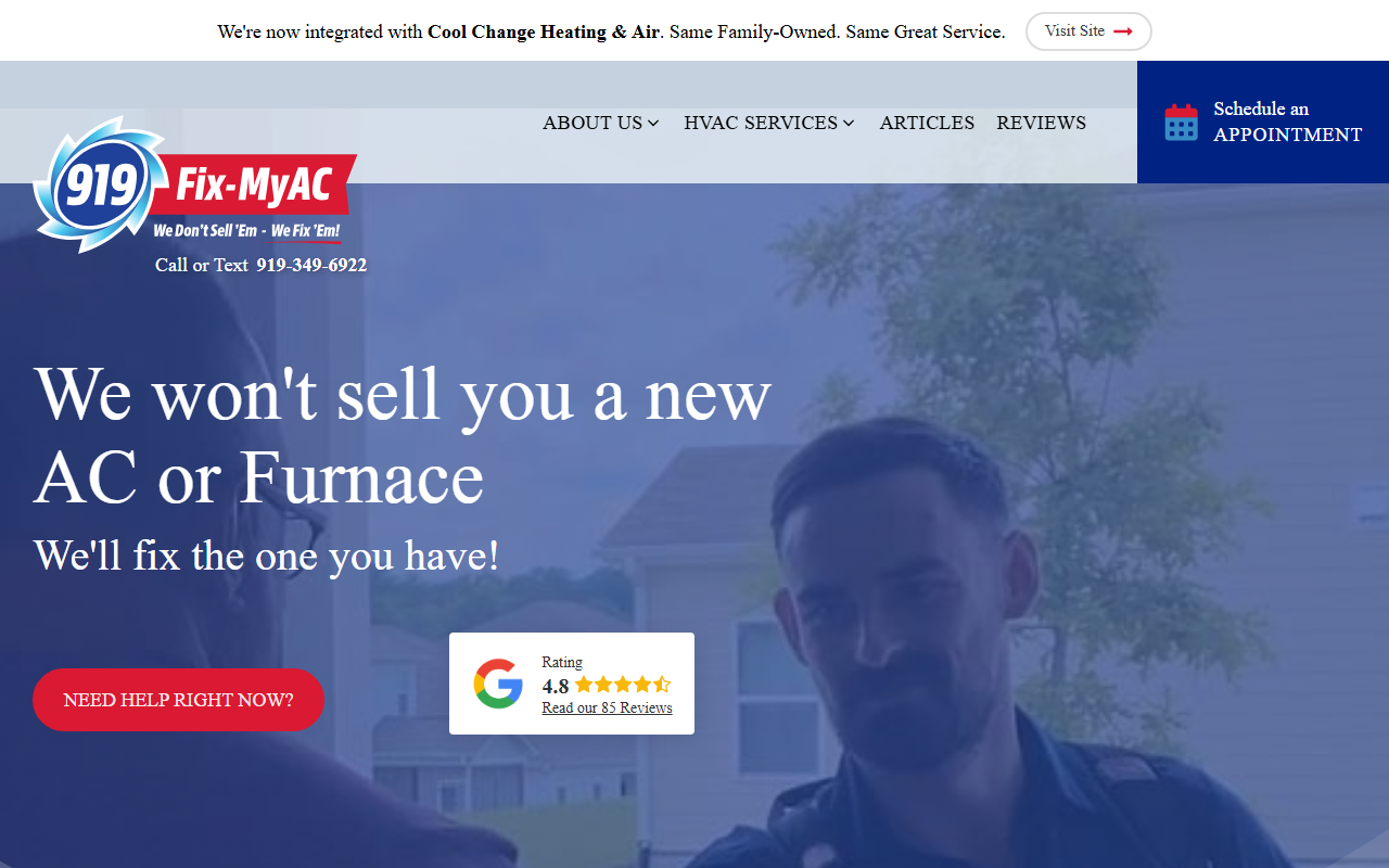 919fixmyac.com screenshot