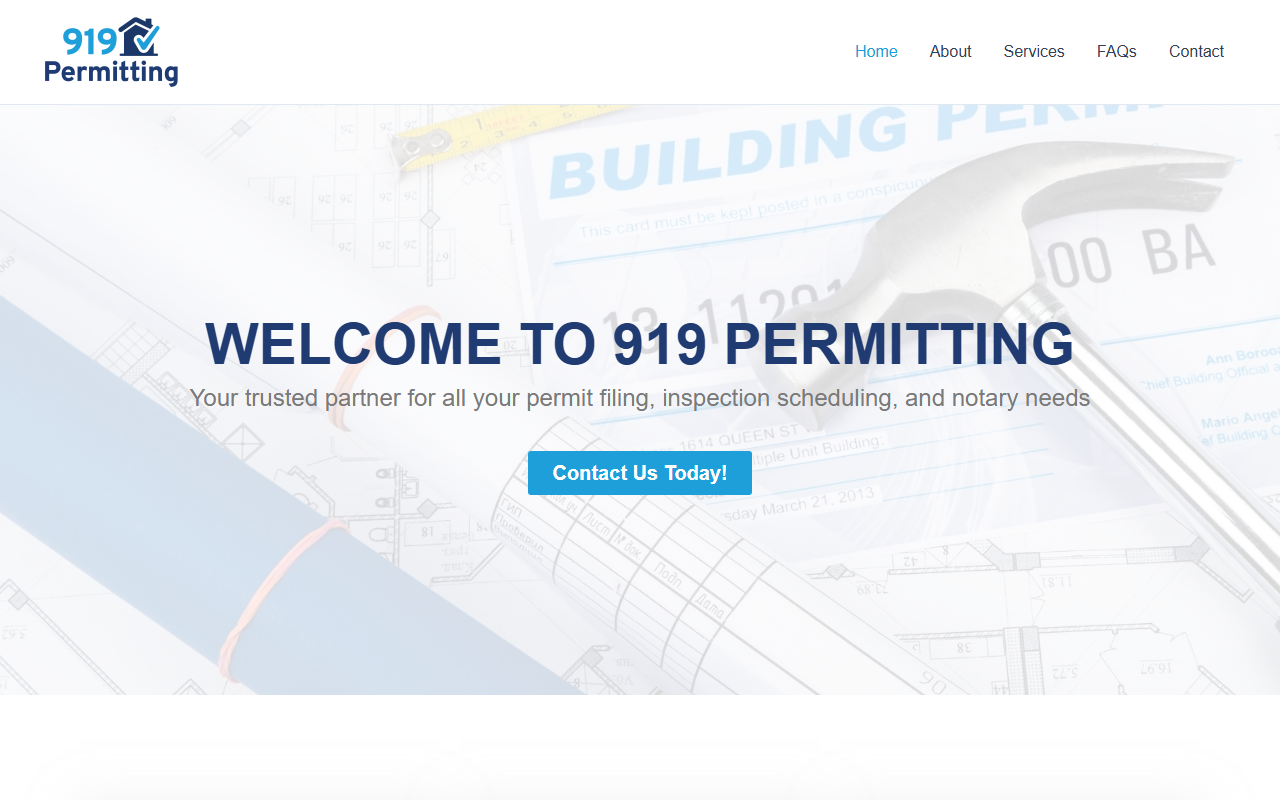 919permitting.com screenshot