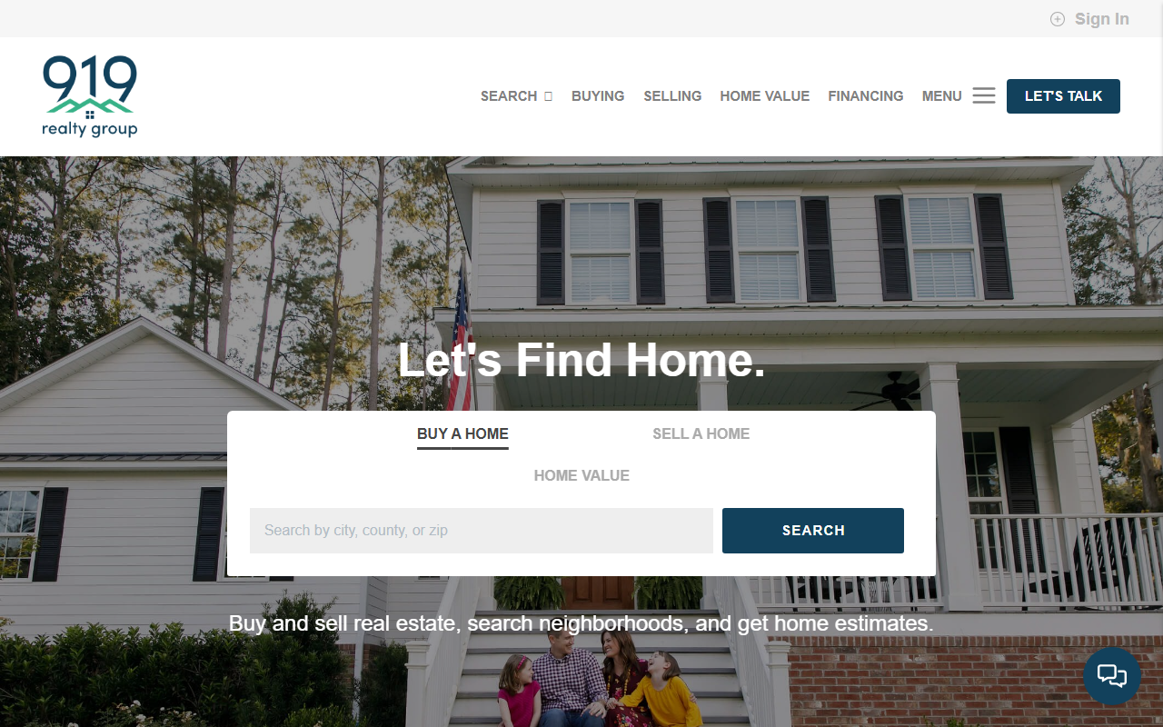 919realtygroup.com screenshot