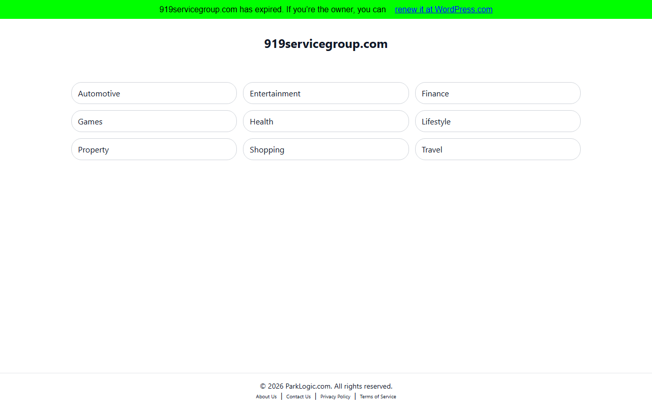 919servicegroup.com screenshot