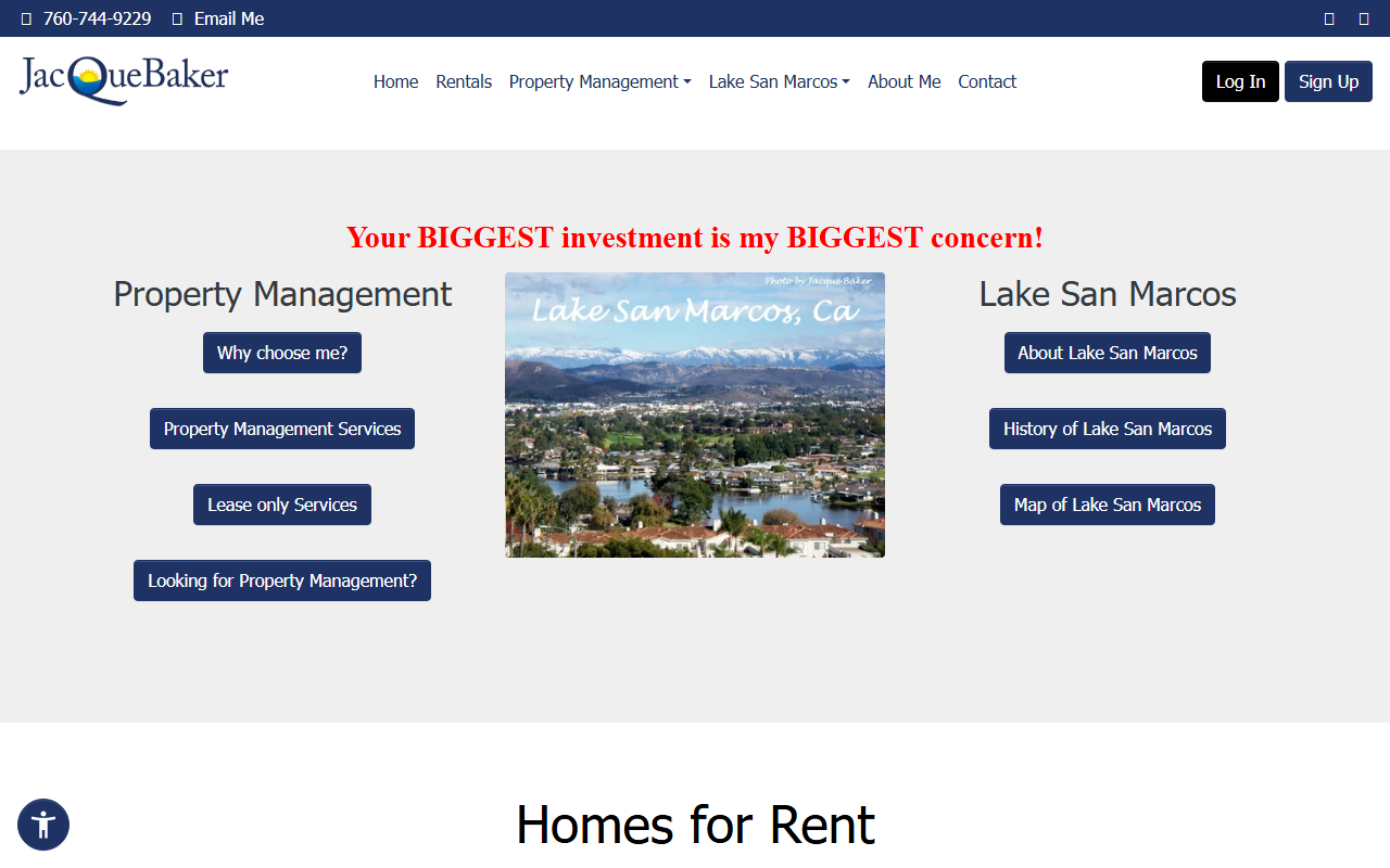 92078homes.com screenshot