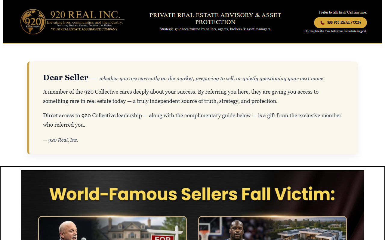 920realsellers.com screenshot