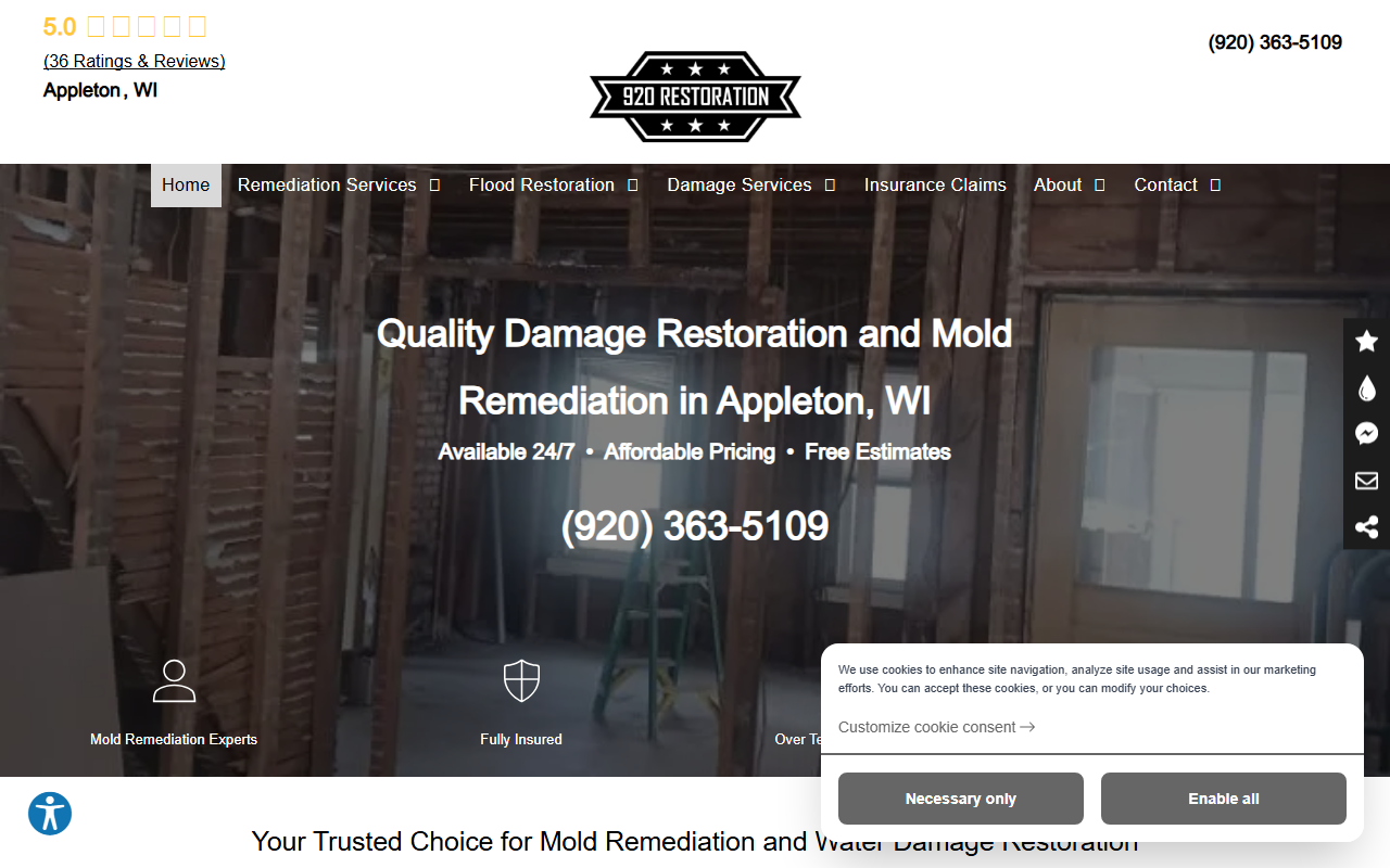 920restorationwi.com screenshot