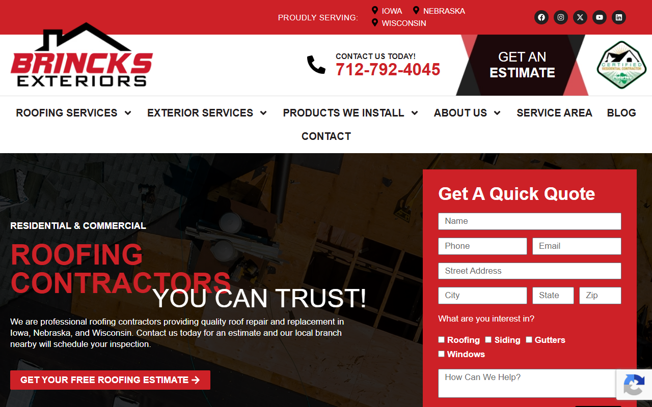 920roofpro.com screenshot
