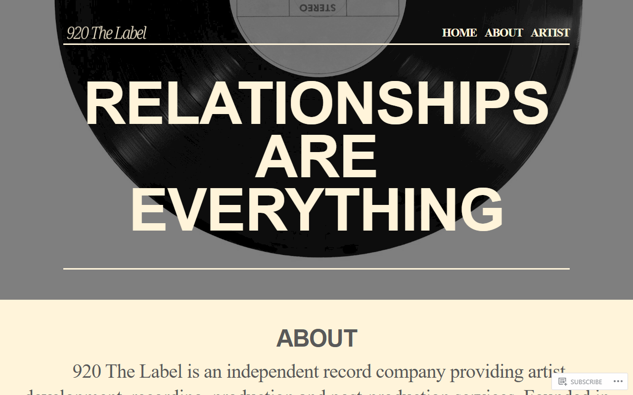 920thelabel.com screenshot