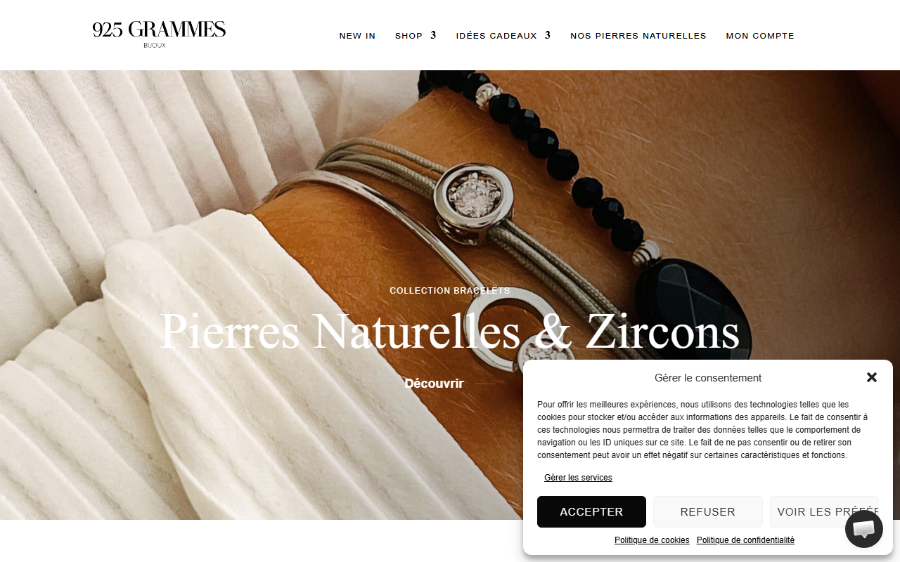 925grammes.com screenshot