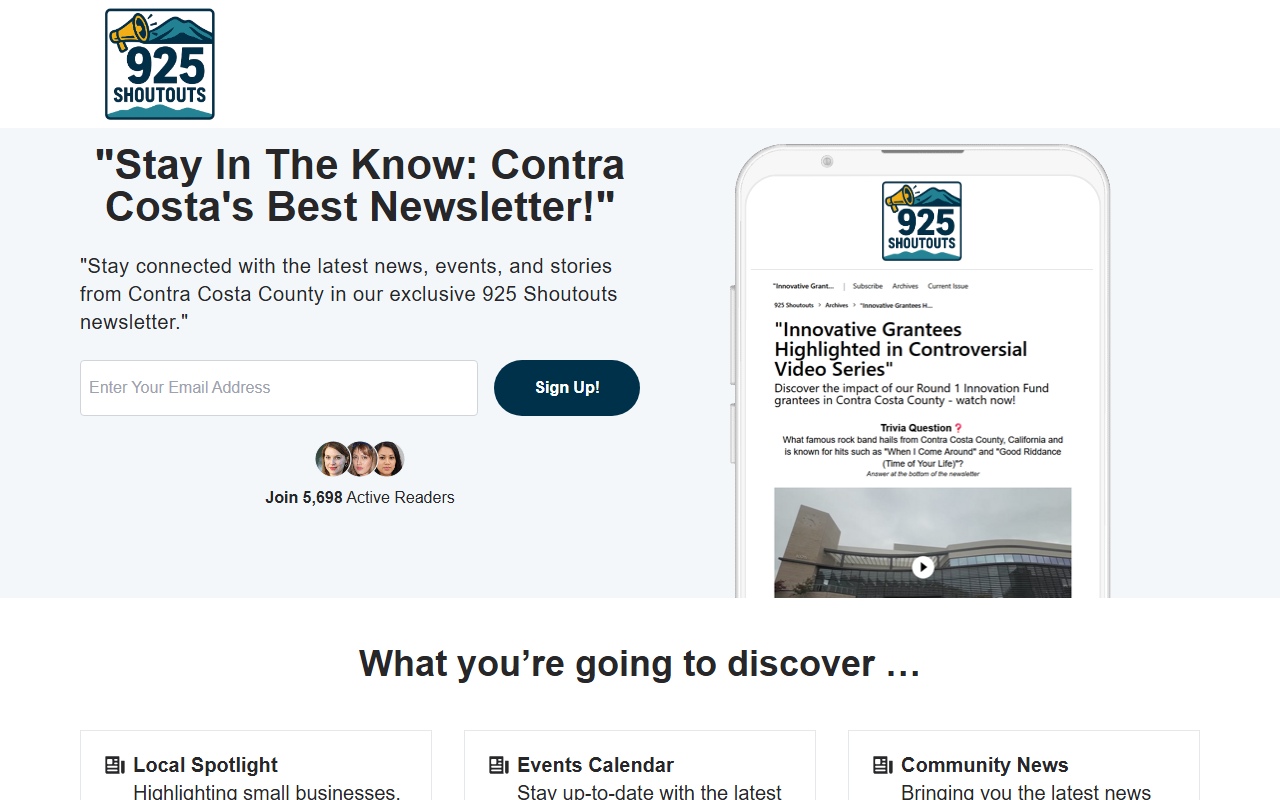 925shoutouts.com screenshot