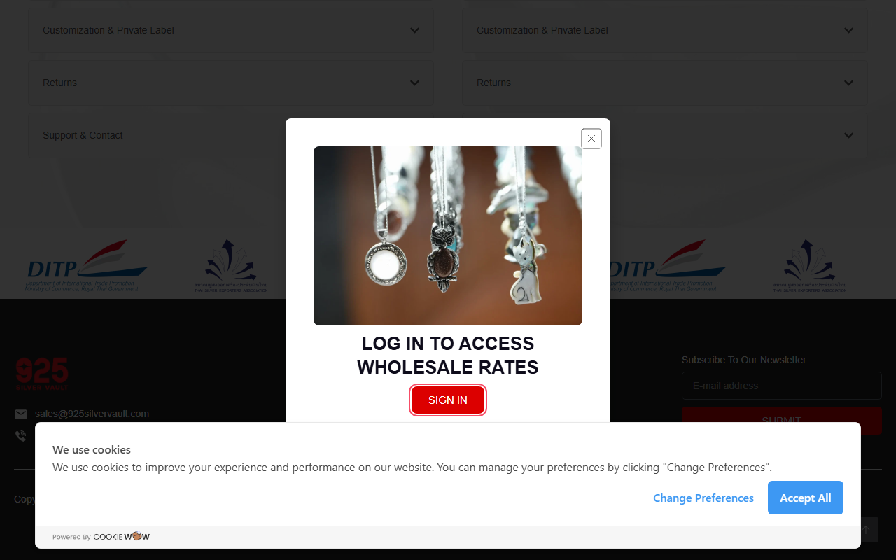 925silvervault.com screenshot
