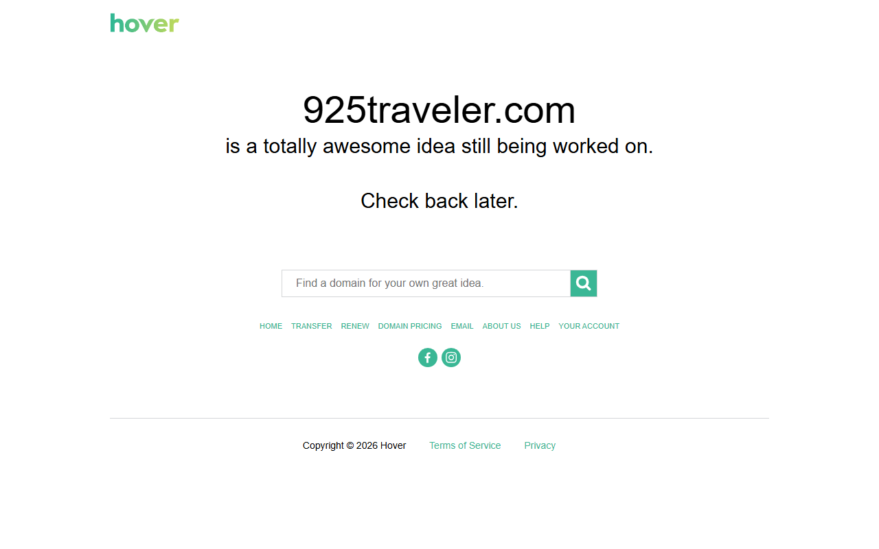 925traveler.com screenshot