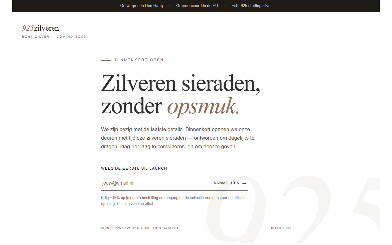 925zilveren.com screenshot