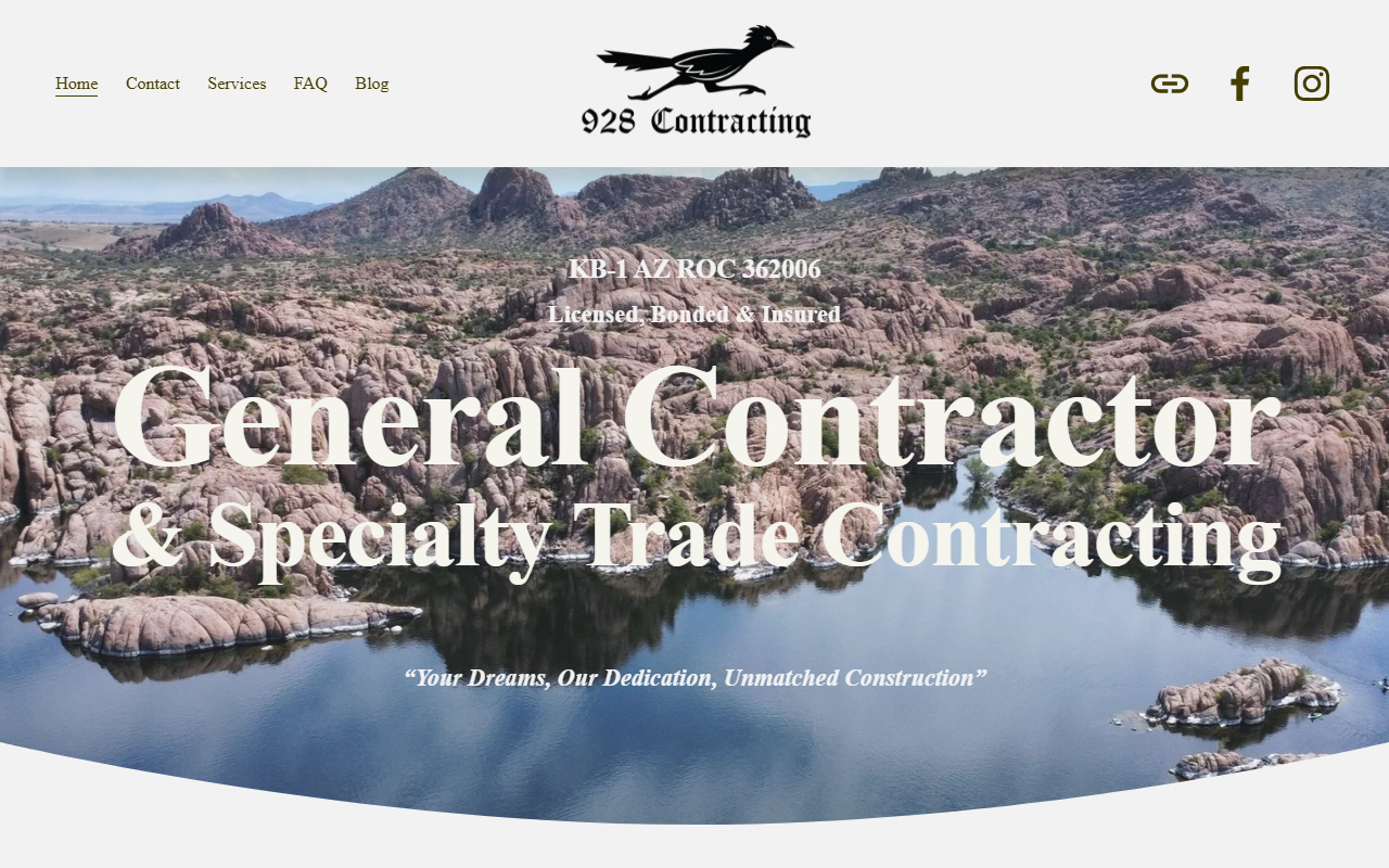 928contracting.com screenshot