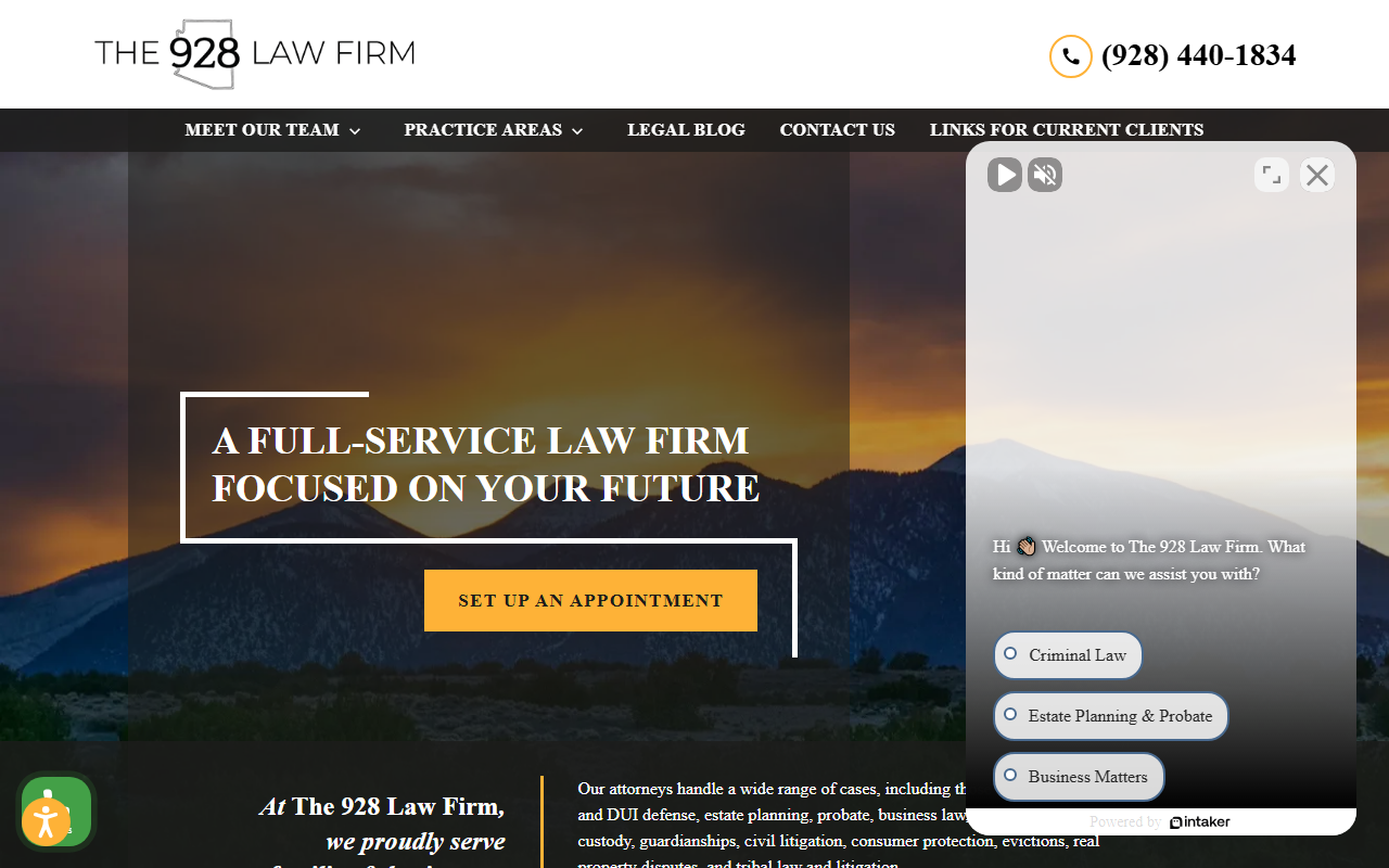 928lawfirm.com screenshot