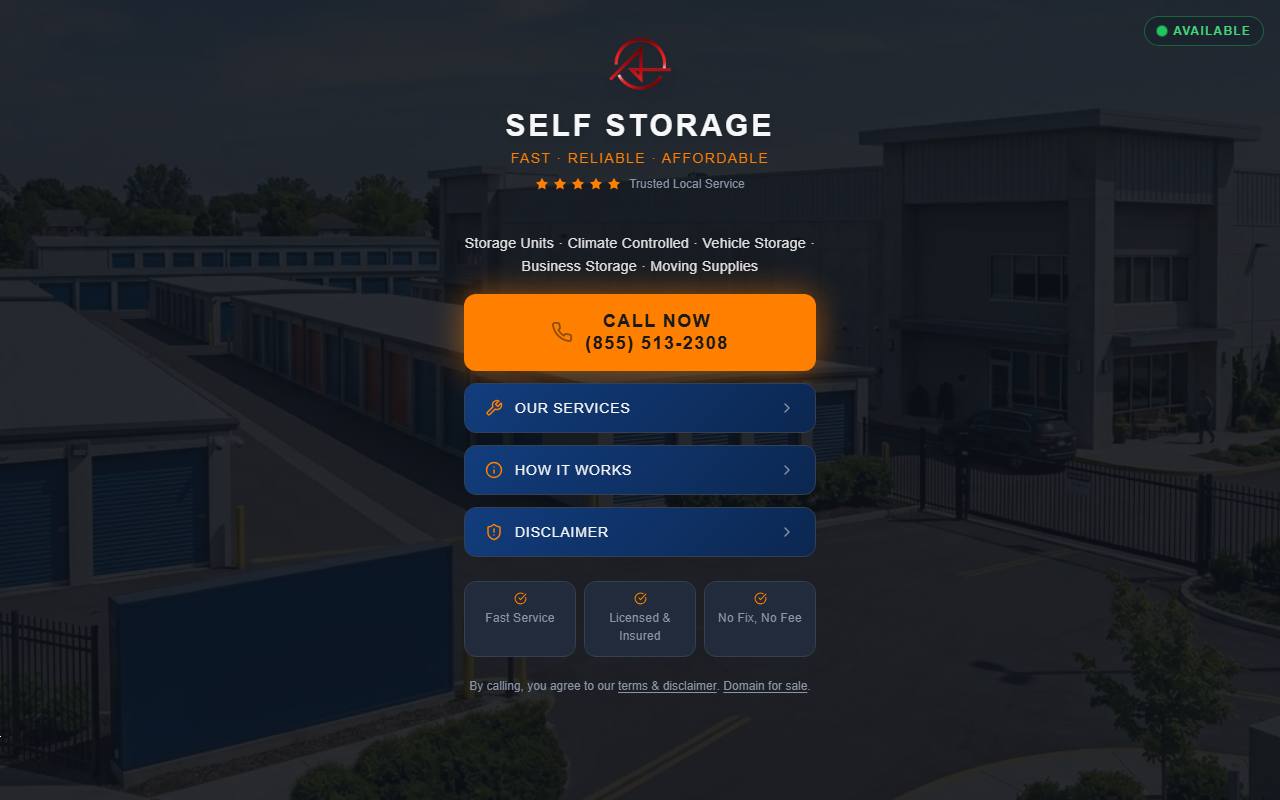 928storage.com screenshot