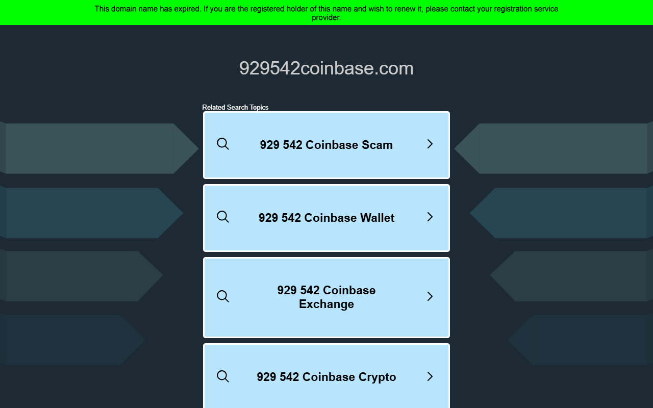 929542coinbase.com screenshot