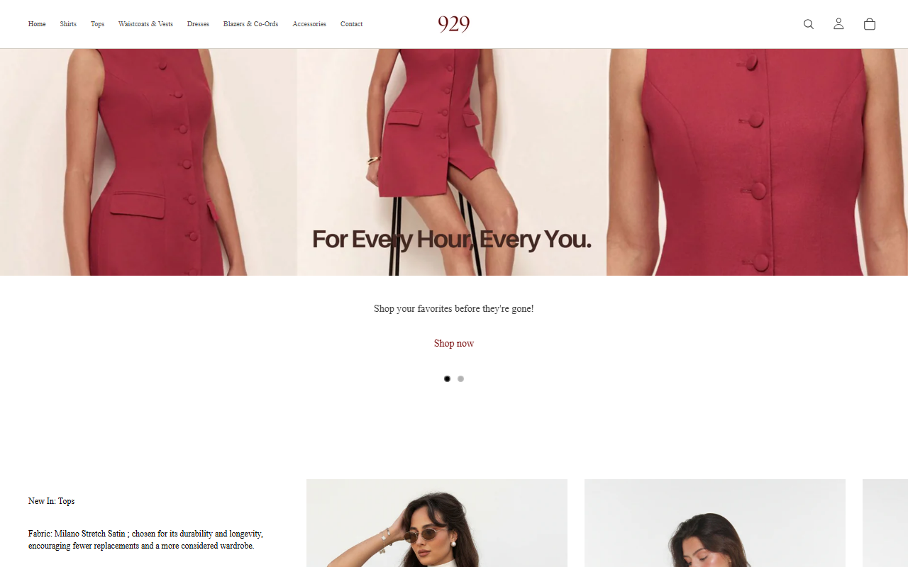 929apparels.com screenshot