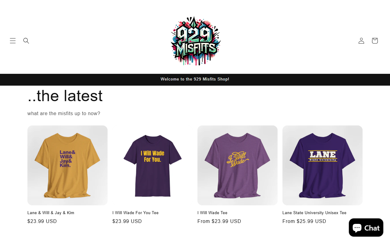 929misfits.com screenshot