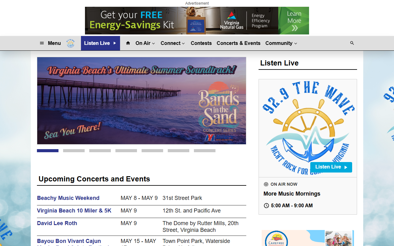 929thewave.com screenshot