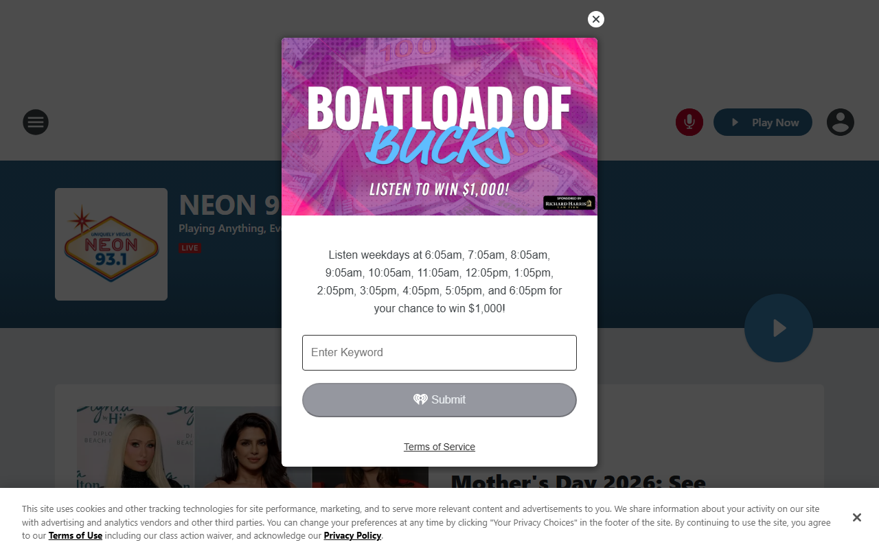 931allthehits.com screenshot