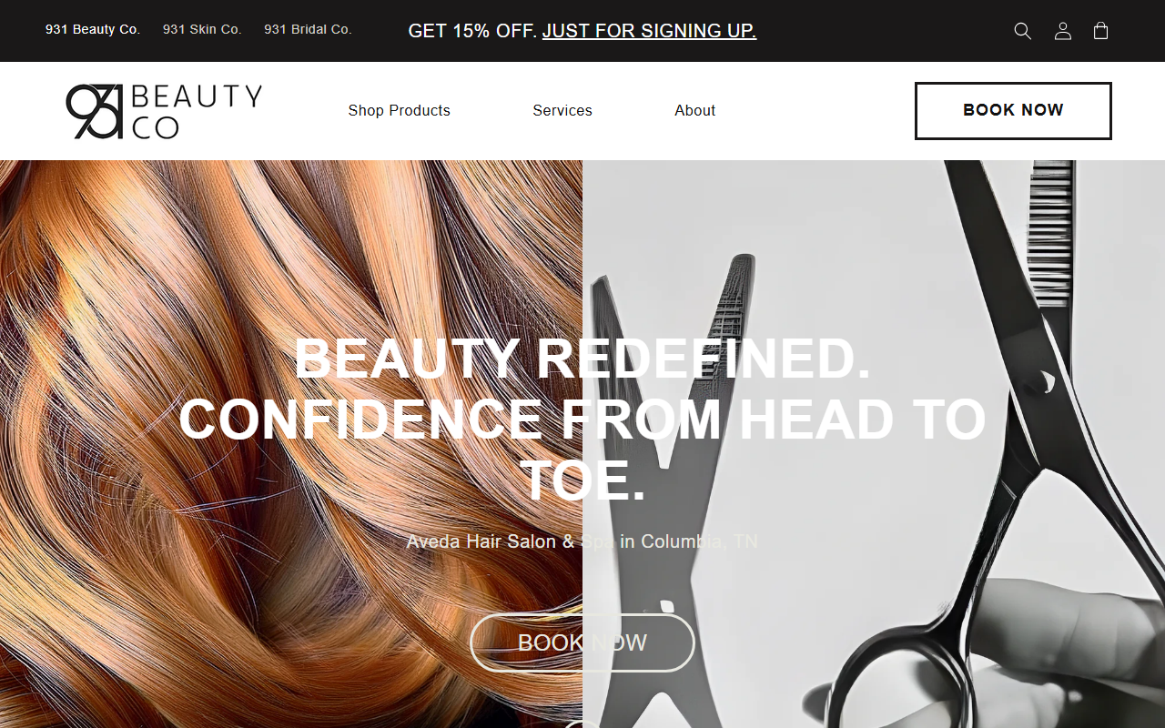 931beautyco.com screenshot