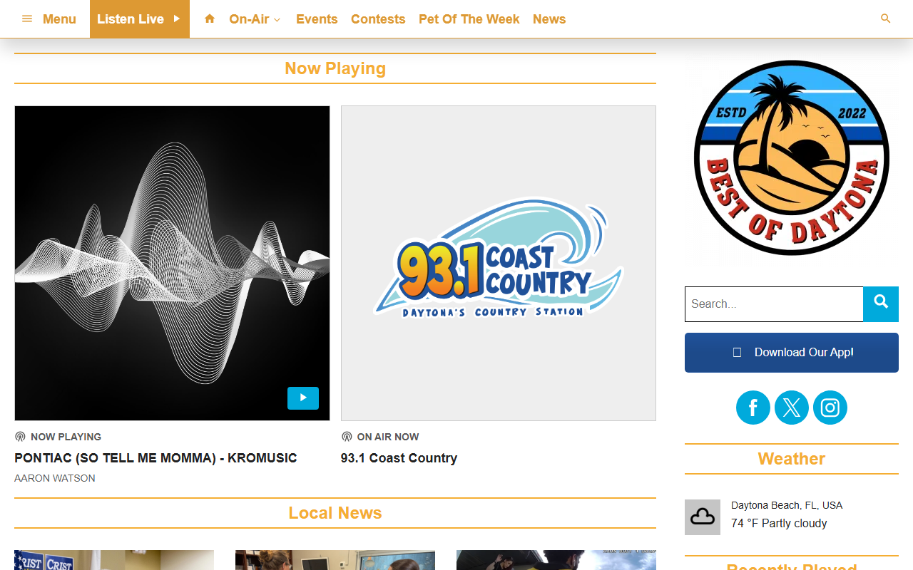 931coastcountry.com screenshot