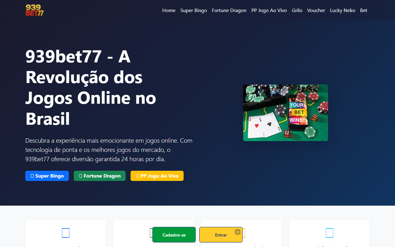 939bet77com.com screenshot