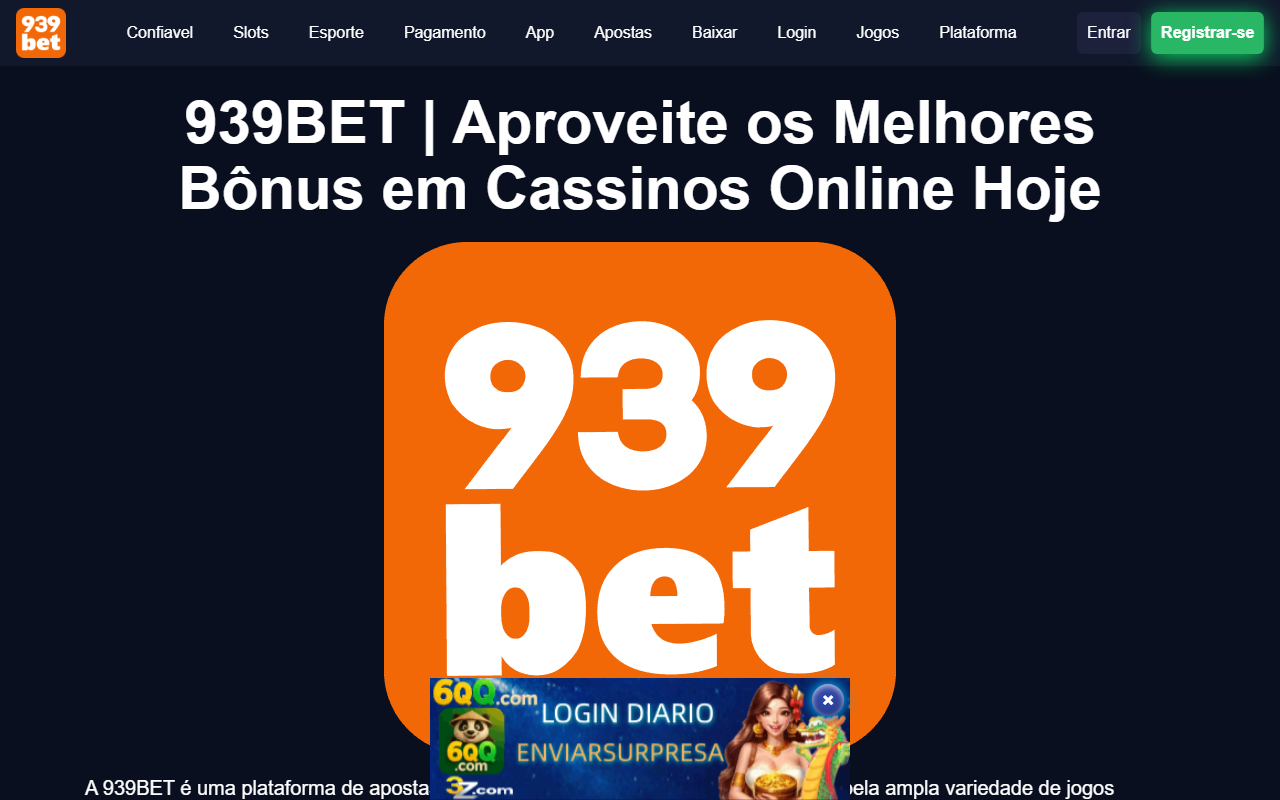 939betcassino.com screenshot