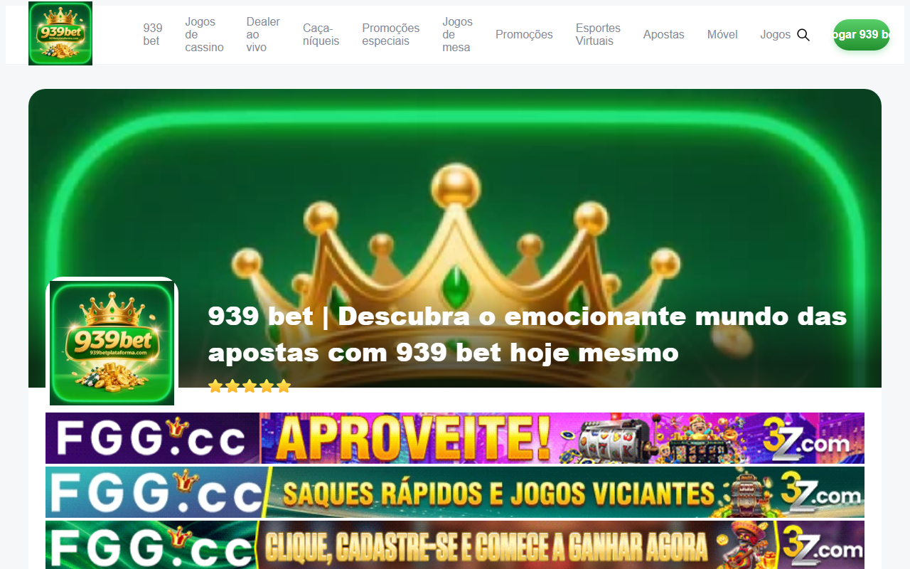 939betplataforma.com screenshot