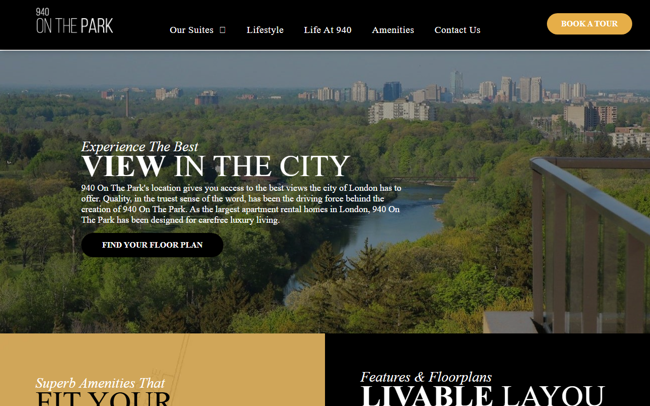 940onthepark.com screenshot