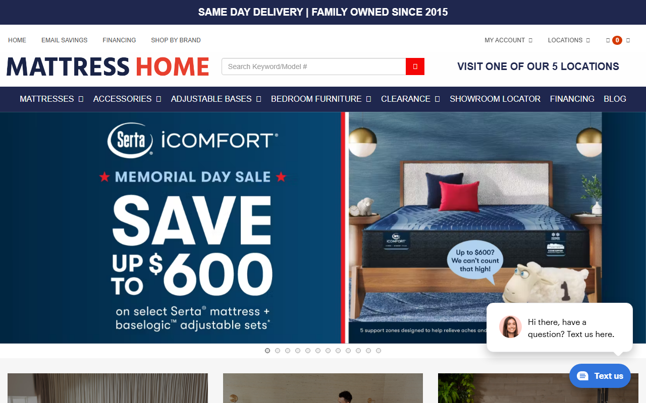 941mattress.com screenshot