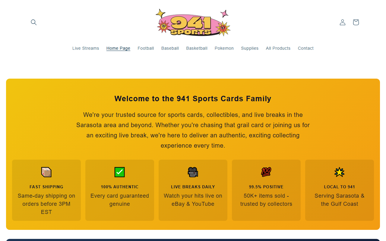 941sportscards.com screenshot